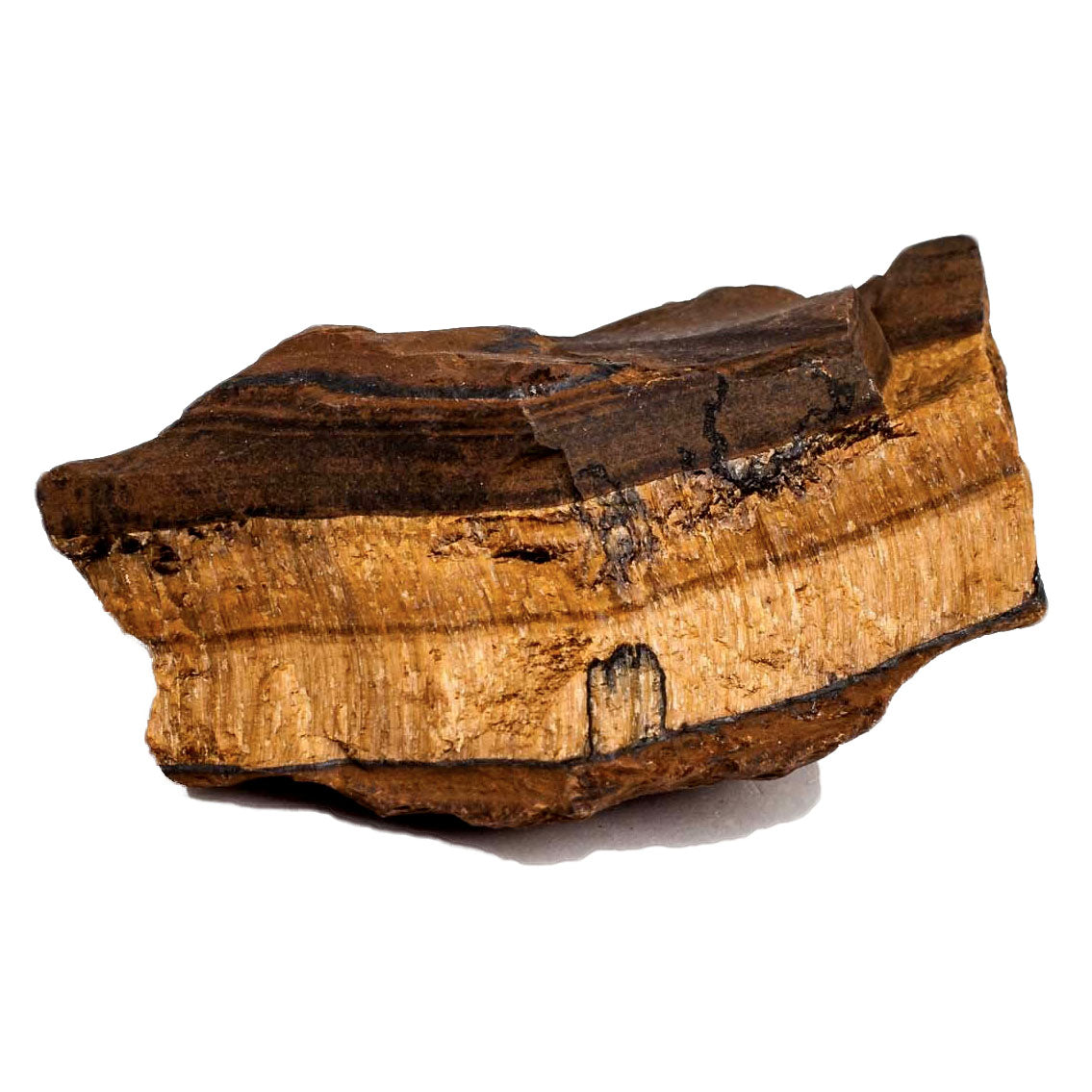 Oeil de Tigre brut minéraux crystaux