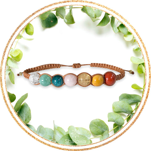 Bracelet ✦ 7 Chakras ✦ Shamballa