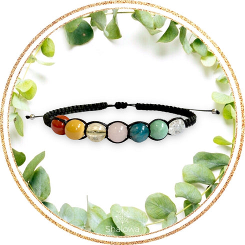 Bracelet ✦ 7 Chakras ✦ Shamballa