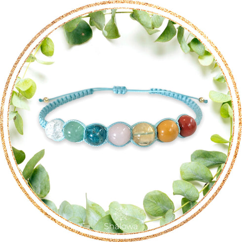 Bracelet ✦ 7 Chakras ✦ Shamballa
